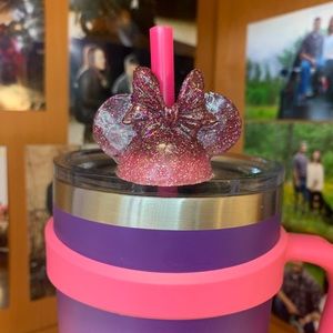 Minnie Mouse Straw Topper